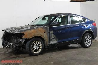 uszkodzony samochody osobowe BMW X4 xDrive20d 4x4 Automaat Lichtmetaal Navi Cruise Leder Trekhaak Elek. Flippers 2015/2