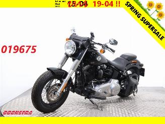 dañado motos Harley-Davidson  FLS 103 Softail Slim 5HD Remus Navi Supertuner 13.795 km! 2014/5