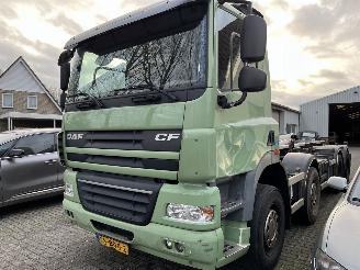 škoda nákladních automobilů DAF CF 85 85-410  8x2 Dubbellucht Sleepas met 30 Tons VDL Containerafzetsysteem 2013/11