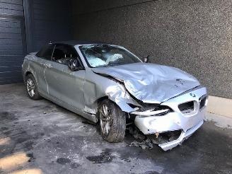 uszkodzony samochody osobowe BMW 2-serie (F23) Cabrio 2017 218i 1.5 TwinPower Turbo 12V Cabrio  Benzine 1.499cc 100kW (136pk) RWD 2017/8