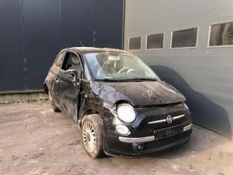 Damaged car Fiat 500  2012/11